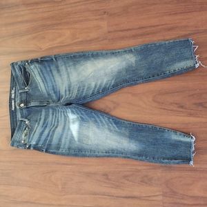 High Rise Ankle Skinny Jeans